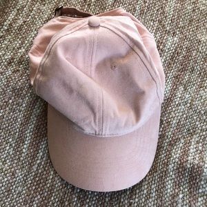 Blush adjustable hat